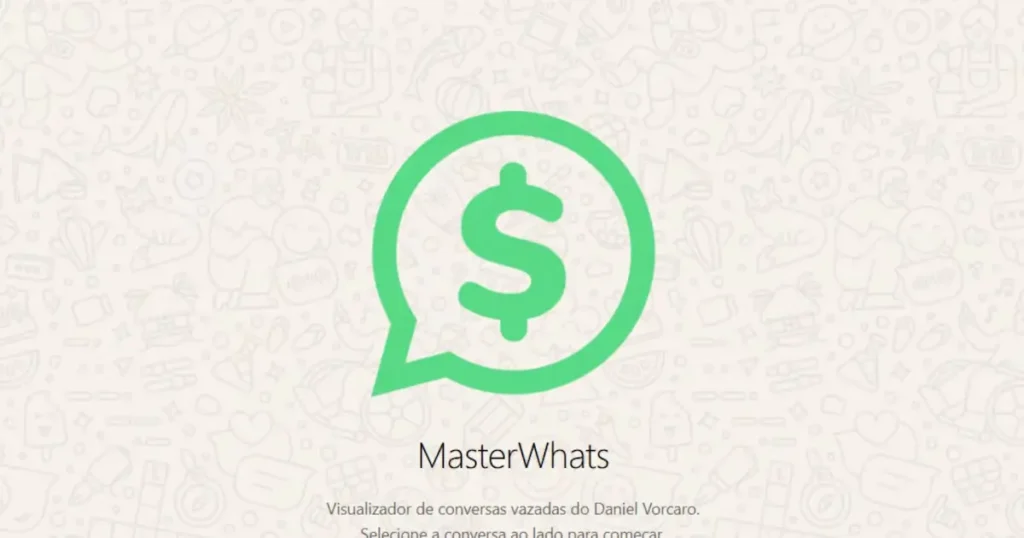 MasterWhats é derrubado após decisão judicial 1 MasterWhats simula conversas de Daniel Vorcaro em interface semelhante ao WhatsApp