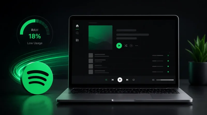 Spotify consumindo muita memória RAM