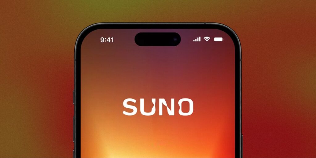 Suno v6 usa música licenciada em meio a processos 1 Logo da Suno v6, modelo de IA para geração de música licenciada