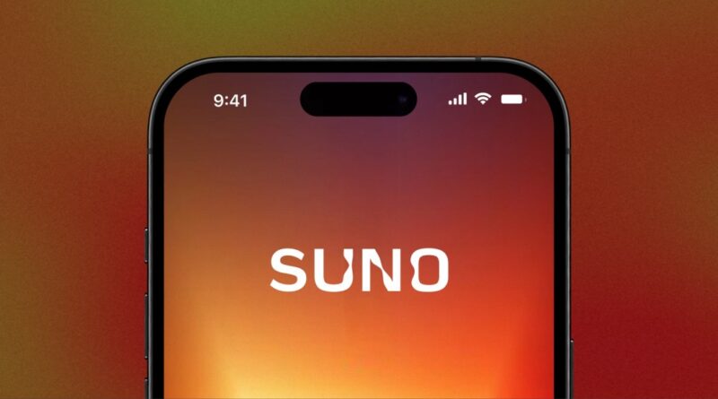 Logo da Suno v6, modelo de IA para geração de música licenciada
