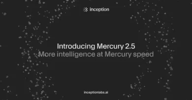 Mercury 2.5 da Inception para agentes de IA de baixa latência
