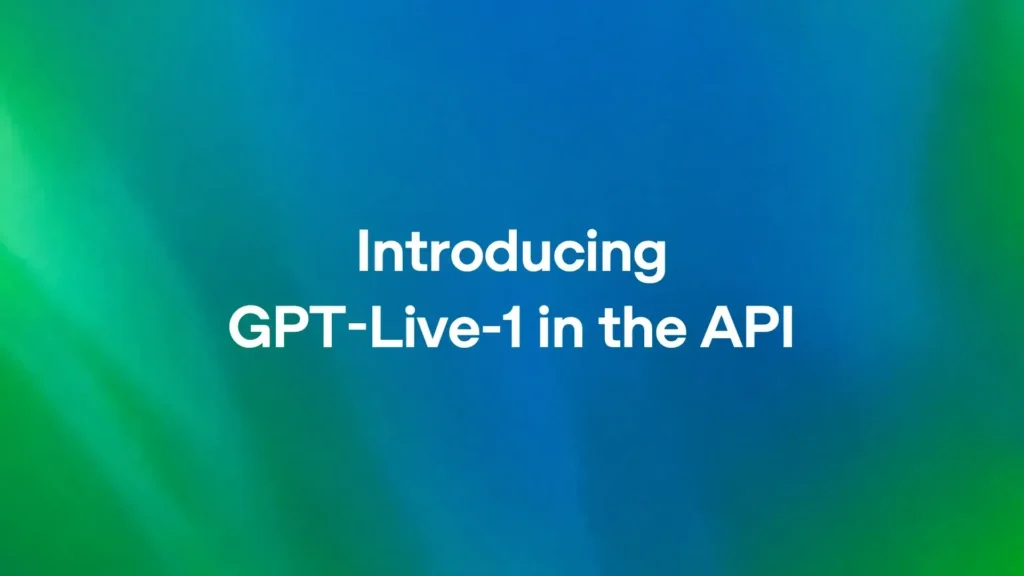 GPT-Live-1 da OpenAI para agentes de voz full-duplex na API