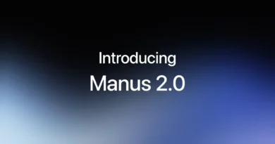 Banner do Manus 2.0 com Studio, Cloud Computer e agentes Cue