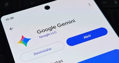 Tela do Google Gemini com cadernos de estudo personalizados para alunos