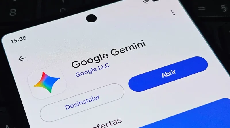 Tela do Google Gemini com cadernos de estudo personalizados para alunos