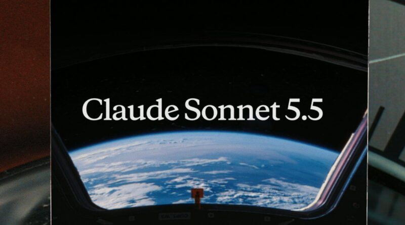 Imagem oficial do Claude Sonnet 5.5 anunciado pela Anthropic