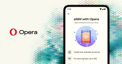 eSIM do Opera para Android com dados móveis para viagens internacionais