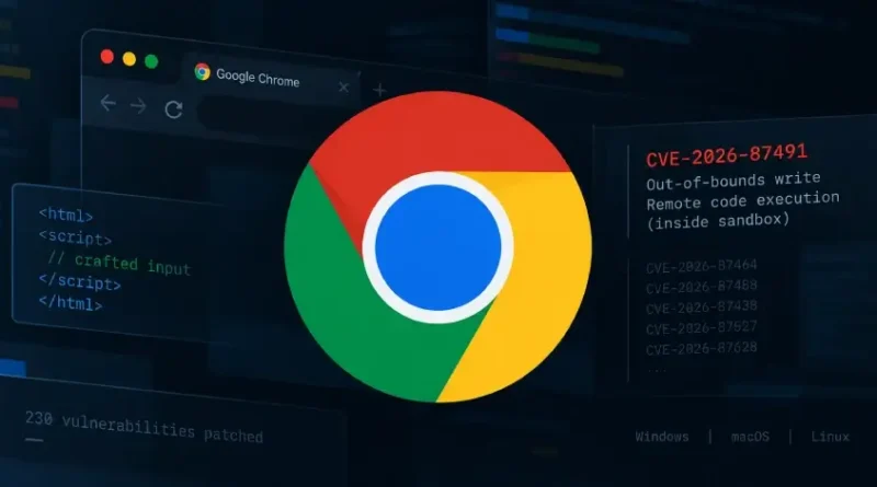 CVE-2026-87491 expõe falha zero-day no motor V8 do Google Chrome