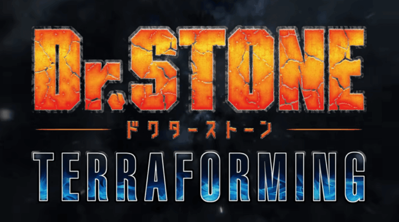 Imagem de anúncio de Dr. STONE TERRAFORMING, sequência do anime de Senku
