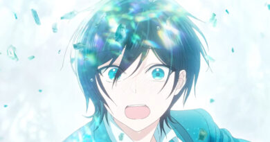 Visual principal do anime Just Like Mona Lisa produzido pelo Studio SHAFT