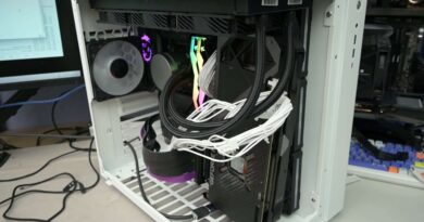 Posição da GPU RTX 3080 próxima à entrada lateral do gabinete