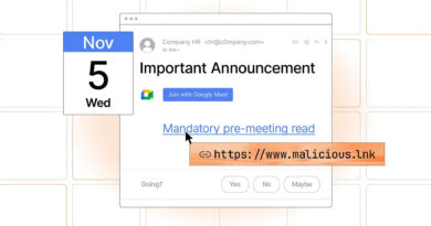 Phishing por convite de calendário explora eventos falsos e páginas de login