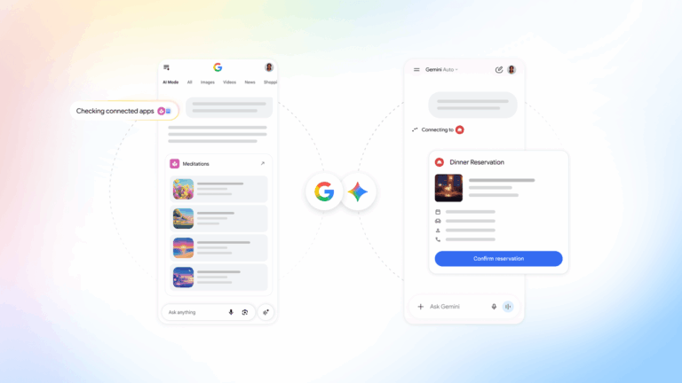 Google lança Connected Apps Platform para Search e Gemini 21 Connected Apps do Google conectando Search e Gemini para executar tarefas