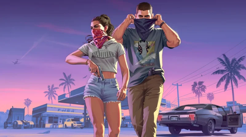 Pôster de Grand Theft Auto VI usado em reportagem sobre GTA 6 para PC