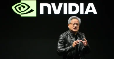 Jensen Huang, da Nvidia, em contexto de modelos abertos e inteligência artificial