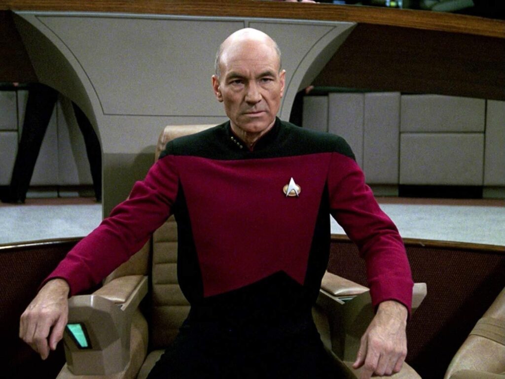 Patrick Stewart em Star Trek