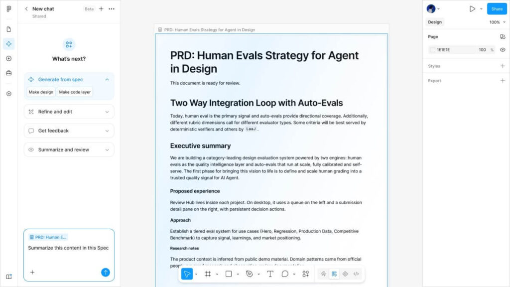 Figma Specs organiza regras de design para agentes de IA no canvas