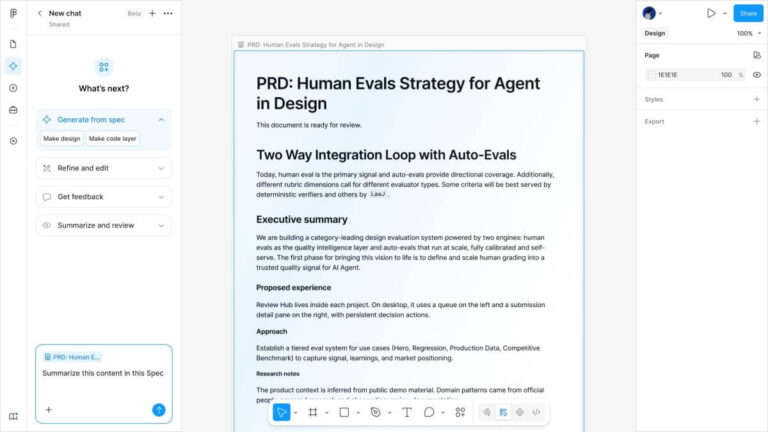 Figma Specs organiza regras de design para agentes de IA no canvas