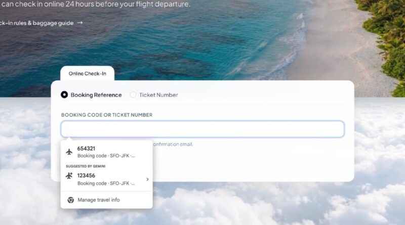 Autofill com IA do Chrome usa informações do Gmail em formulários