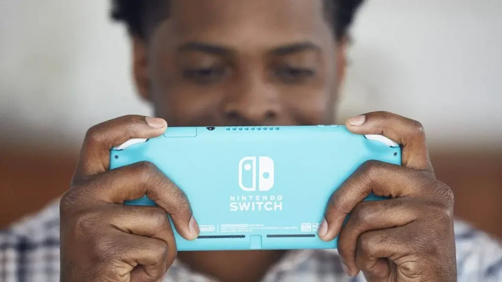 Nintendo Switch Lite Azul Turquesa, console portátil Nintendo em oferta no Pix