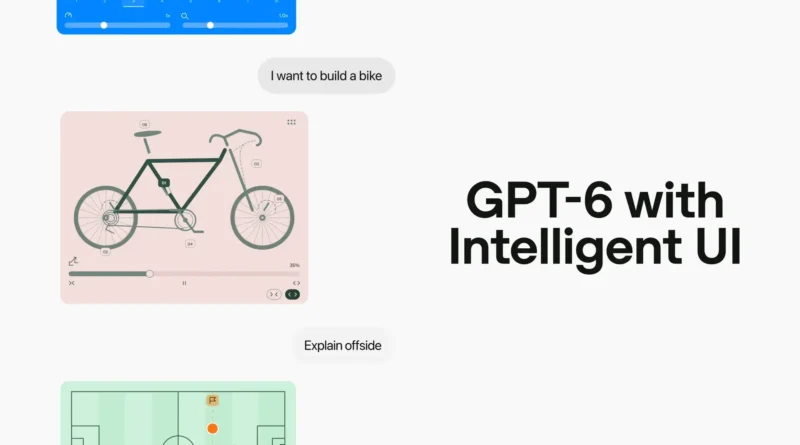 GPT-6 no ChatGPT apresenta Intelligent UI com respostas visuais interativas