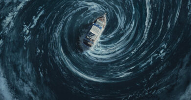 Cena de Surviving Hurricane Otis, filme Netflix sobre Acapulco