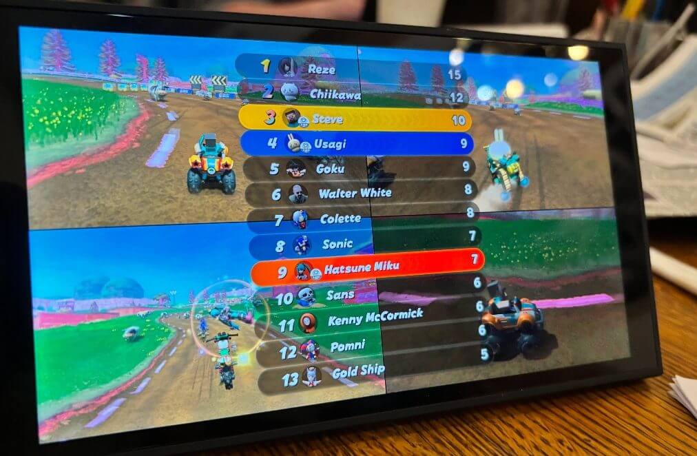 Jailbreak do Nintendo Switch 2: o que muda 3 Mario Kart World modificado em demonstração do jailbreak do Nintendo Switch 2