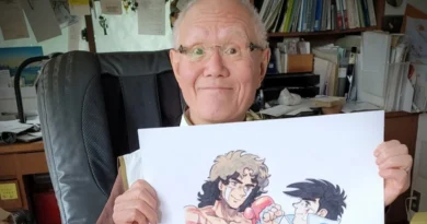Tetsuya Chiba, criador de Ashita no Joe, em imagem de arquivo