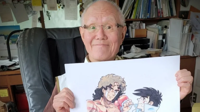 Tetsuya Chiba, criador de Ashita no Joe, em imagem de arquivo