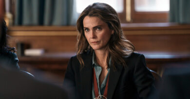 Keri Russell como Kate Wyler em The Diplomat, renovada para quinta temporada